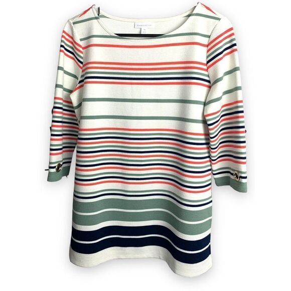 Charter Club  Longline 3/4 Sleeve Blouse PM - Picture 1 of 4